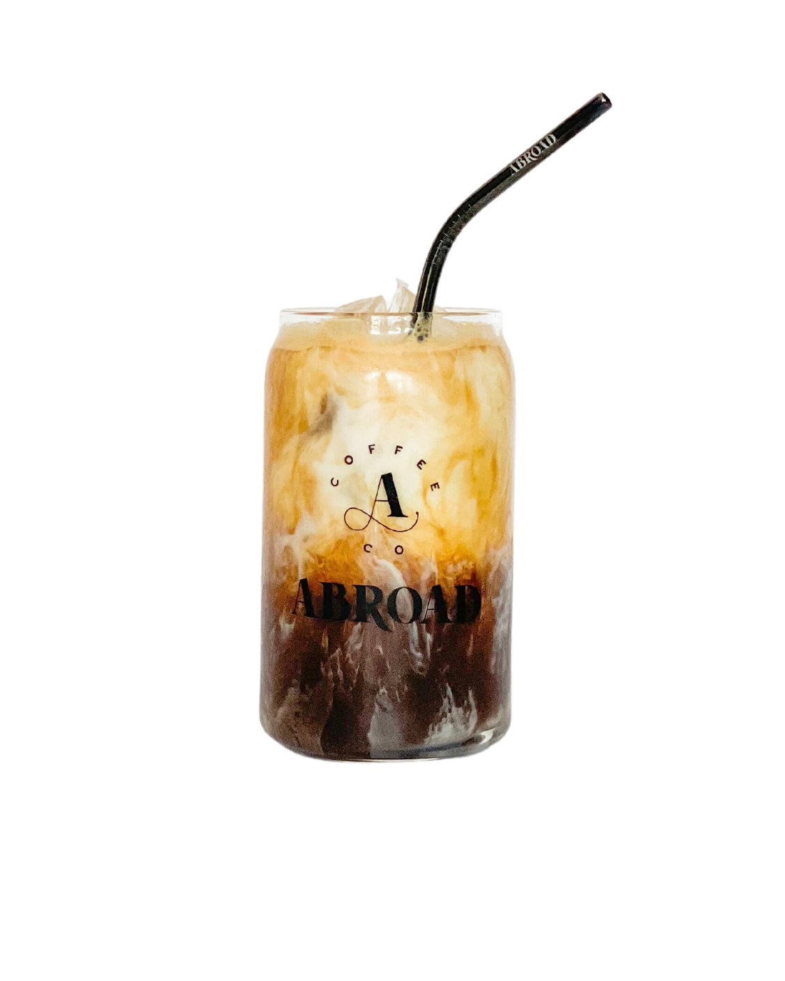 Abroad Iced Coffee Glass